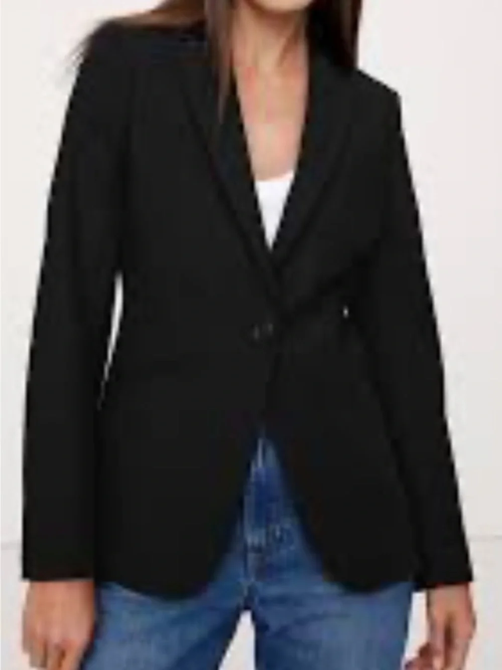 Banana Republic Black Single-Button Women's Blazer